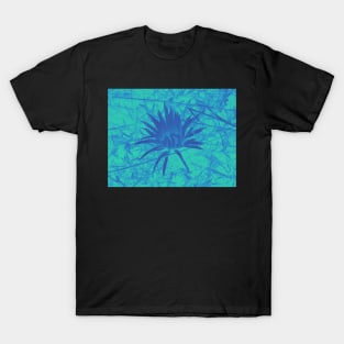 Blue flower - negative T-Shirt